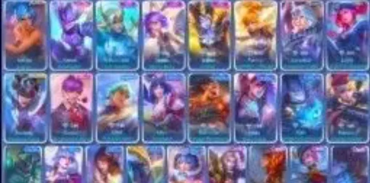 ML692 Android & Ios 167 Skins KOF Karina Lucky Box Karrie Lightborn Fanny Dragon Tamer Lancelot (G)